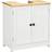 kleankin Bathroom sink cabinet, pedestal sink