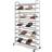 Whitmor 10-Tier Rolling Shoe Rack