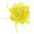 Yellow 2 Tone Topkids Accessories Rose Flower Hair Clip Hairband Floral Band