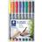 Staedtler Lumocolor Permanent Pen 318 F 0.6mm 8-pack