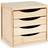 Kipit Pine Nature Chest of Drawer 38.5x37.4cm