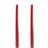 Uyuni Conical Carmine Red LED Candle 25cm 2pcs