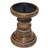 Rustic Antique Carved Pillar Church Candle Holder