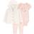 Carter's Baby's Little Cardigan Set 3-piece - Pink/White