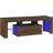 vidaXL Cabinet with LED Lights Brown Oak TV Bench 120x40cm