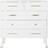 Dkd Home Decor Natural Metal White Cream Chest of Drawer
