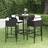 vidaXL 5 Piece Outdoor Bar Set