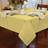 Classic Store Alan Gingham Tablecloth Yellow