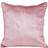 Homescapes Luxury Crushed Velvet Cushion Cover Pink