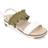 Journee Collection Women's Riya Contrast Sandals White White