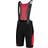 Rogelli Tyro Bib Shorts - Black/Red