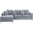 Beliani Modern Light Corner Sofa