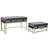 Dkd Home Decor Grey Golden Metal Settee Bench