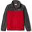 Columbia Boy's Steens Mountain II Fleece Jacket - Shark/Mountain Red