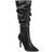 Journee Collection Women's Sarie Ruched Stiletto Boots Black Black