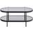 Nordform Li Black Matt Smoke Coffee Table 50x95cm