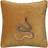 Chhatwal & Jonsson Embroidered Cobra Cushion Cover Yellow (50x50)