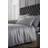 Catherine Lansfield Soft Satin Duvet Cover Silver, Grey