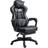 Vinsetto Gaming Chair Ergonomic Reclining Manual Footrest Wheels Grey