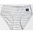 Polarn O. Pyret Stripe Girls Briefs Grey Stripes 10-12y x 146/152