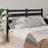 vidaXL black, 126 Solid Wood Pine Bed Bed Headboard