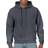 Gildan Men's Hooded Sweatshirt - Dark Heather