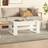 vidaXL white Engineered Coffee Table