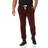 Southpole Men's Basic Active Fleece Joggers - Burgundy