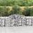 vidaXL 300 cm/ 8 Arched Gabion Basket Cage 50x100cm