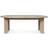 Ferm Living Bevel White Oiled Beech Dining Table 117cm