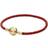 Pandora Moments Woven Bracelet - Gold/Red