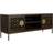 Dkd Home Decor furniture 140 Black Acacia TV Bench