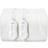 Cozy Night Double Fitted Blankets White