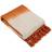 Furn Yard Mizu Dip Dye Blankets Orange, Brown