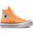Converse Orange Chuck Taylor All Star Lift Platform Sneakers Peach Beam/Black/Whi