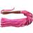 Rouge Garments Wooden Handled Pink Leather Flogger