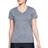 Under Armour Women's Tech Twist V-Neck T-Shirt Downpour Gray/Harbor Blue