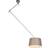 QAZQA Hanging with linen shade taupe Pendant Lamp