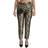 Dolce & Gabbana Sequined High Waist Pants - Gold/Brown