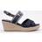 Tommy Hilfiger Espadrilles Seasonal Webbing Mid Wedge FW0FW07091 Dunkelblau