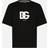 Dolce & Gabbana Cotton T-shirt With DG Logo Print - Black