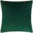 Paoletti Meridian Soft Velvet Piped Complete Decoration Pillows Green, Pink