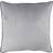 Paoletti Meridian Soft Piped Complete Decoration Pillows Blue, Silver