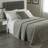 Paoletti Brooklands Bedspread Pink, Silver, Grey