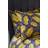 Magali Leaf Premium Pillow Case Yellow