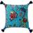 Paoletti of Life Chinoiserie Floral Cushion Kingfisher Complete Decoration Pillows Pink, Blue