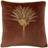 Furn Desert Palm Embroidered Velvet Cushion Cover Pink