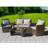 Birchtree Garden Armchair Outdoor Lounge Set