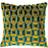 Paoletti Empire Velvet Jacquard Complete Decoration Pillows Turquoise, Gold