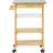 Premier Housewares Pinewood Large Trolley Table